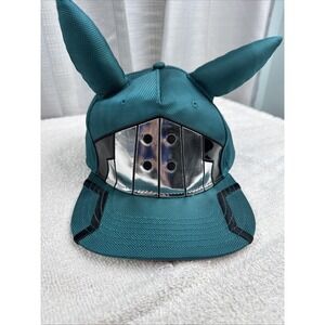 My Hero Academia Bioworld Deku Suit up Adjustable Snapback Hat Ears Teal & Black